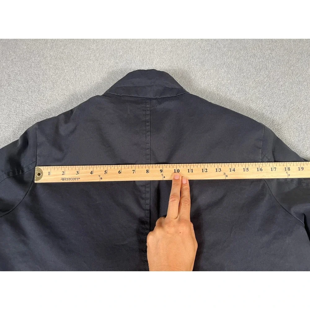 Banana Republic Mens Water Repellent Car Coat Navy Blue S/390488-00 Small